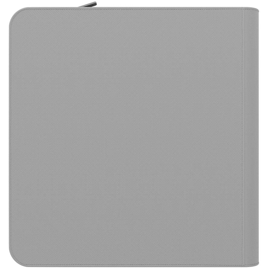 Arcane Fortress: 12 Pocket Zippered Binder- Solid Color- Cream