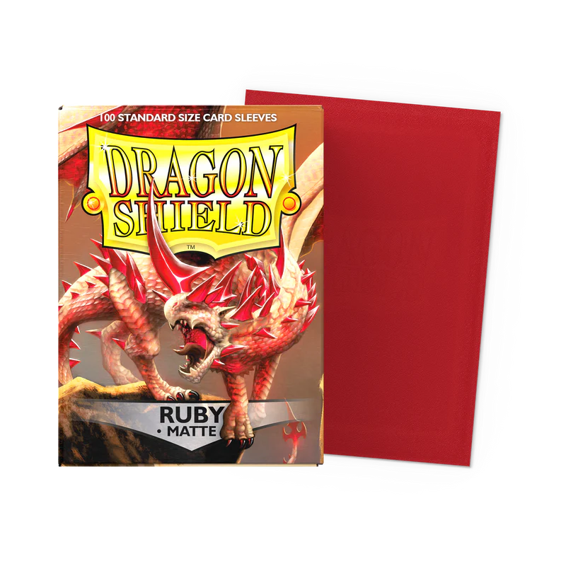 Dragon Shield Matte Sleeve - Ruby â€˜Rubisâ€™ 100ct