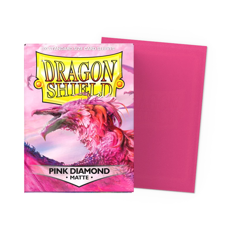 Dragon Shield Matte Sleeve - Matte Pink Diamond 100ct