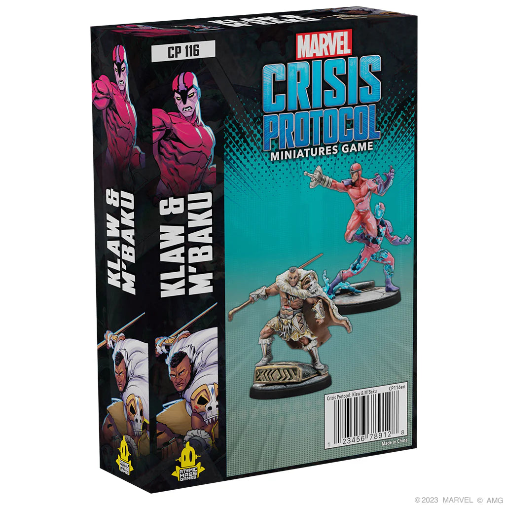 Marvel Crisis Protocol:  KLAW & M'BAKU