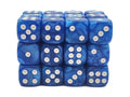 Old School Dice: D6 - 12mm - Pearl Drop - Shimmer Blue