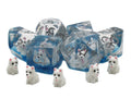 Old School Dice: Animal Kingdom Infused 7 Dice Set - Dog Samoan
