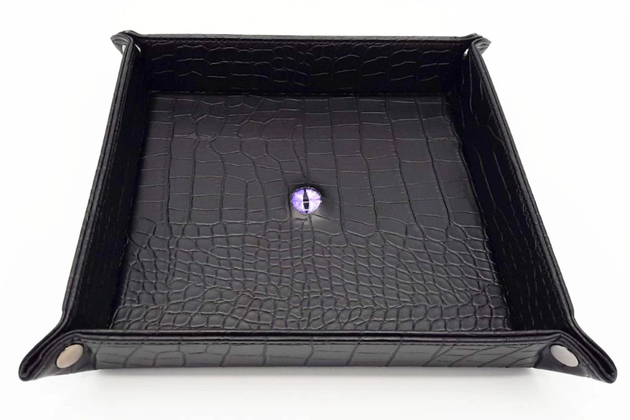 Old School- Square Folding Dice Tray
