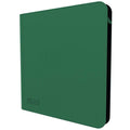 Arcane Fortress 12 Pocket Zippered Binder- Solid Color Green