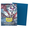 Dragon Shield Sleeves: Standard DUAL- Matte Blue/Silver (100 ct.)