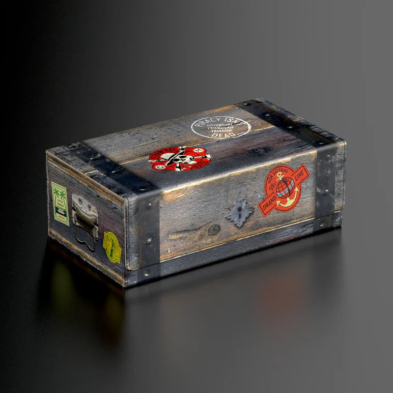 Squaroes: Arkhive 800+ Netflix- One Piece- Collector's Case- Wooden Chest