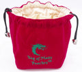 Bag of Many Pouches: Red w/Green
