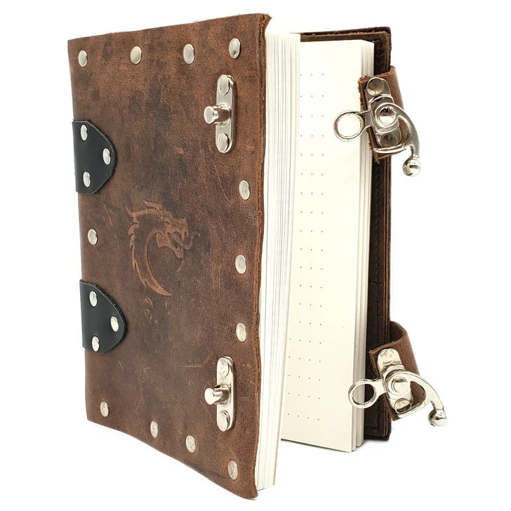 Old School- Adventure Journal 7x5 Leather