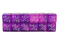 Old School Dice: +/- Counter Dice 12ct Set - Galaxy - Majestic Cosmos