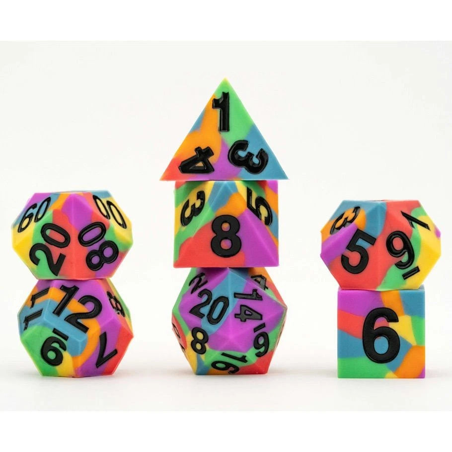 7-Die Set 16mm: Pride Rainbow Flag