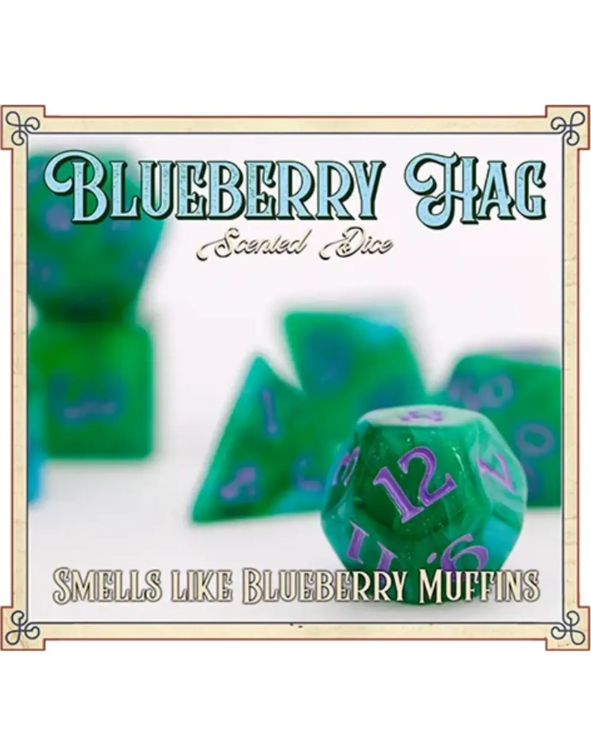 7-Die Set Scented Dice: Blueberry Hag