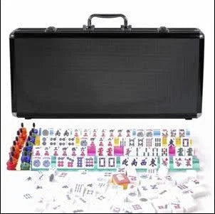 Black Aluminum Mahjong - American Style