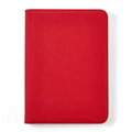 Arcane Fortress Binder: 9 Pocket Zippered- Solid Color- Red