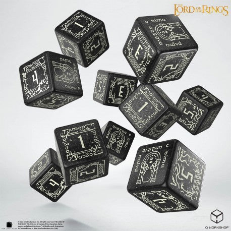 10d6 The Lord of the Rings: Moria Glow in the Dark- Dice Set