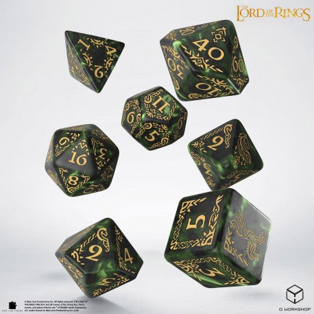 7-Die Set: The Lord of the Rings- Rohan Dice Set