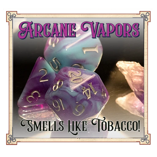 7-Die Set Scented Dice: Arcane Vapors