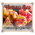 7-Die Set Scented Dice: Fireball Char
